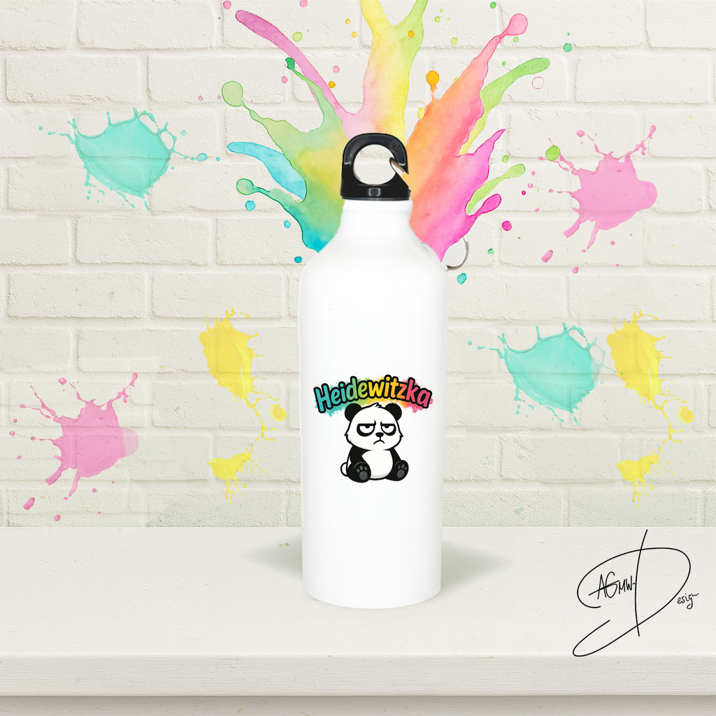 Aluminium-Flasche "Heidewitzka"-Panda
