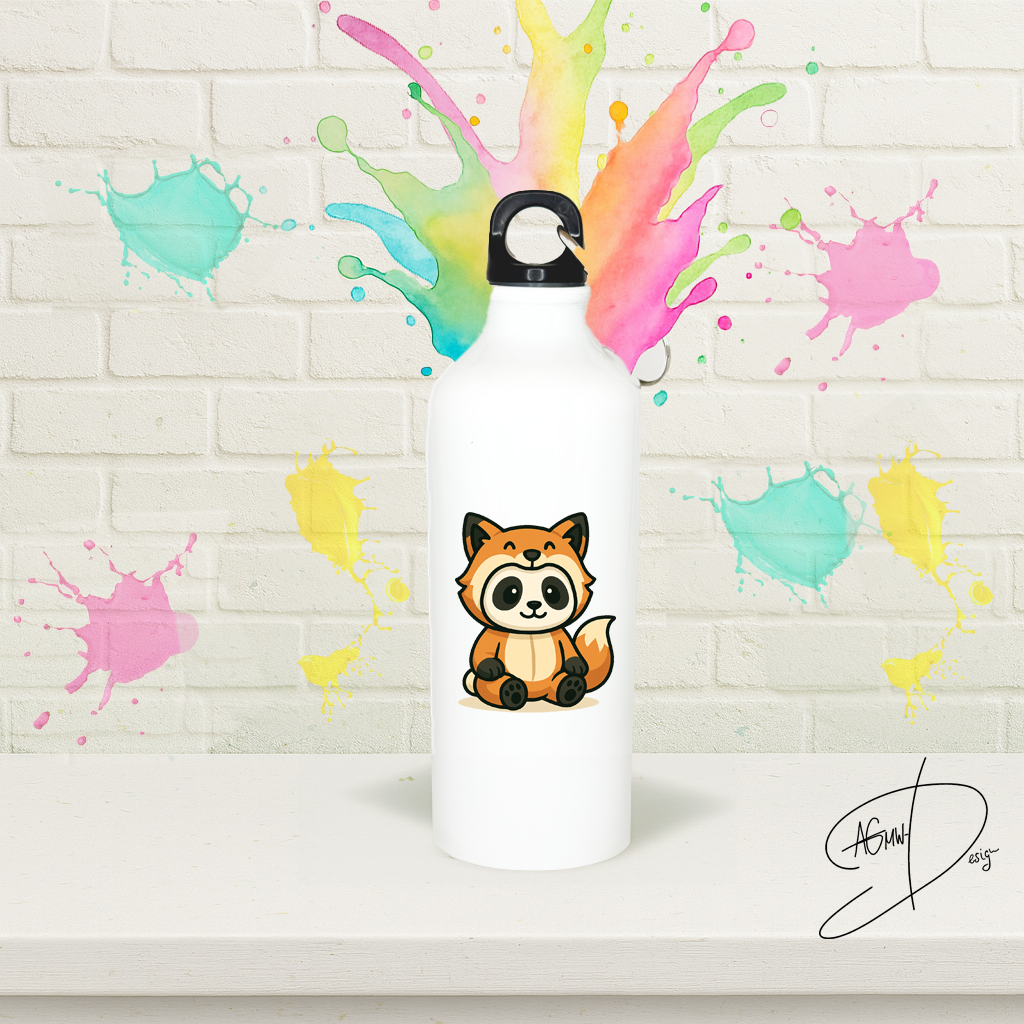 Aluminium Wasserflasche PandaFuchs