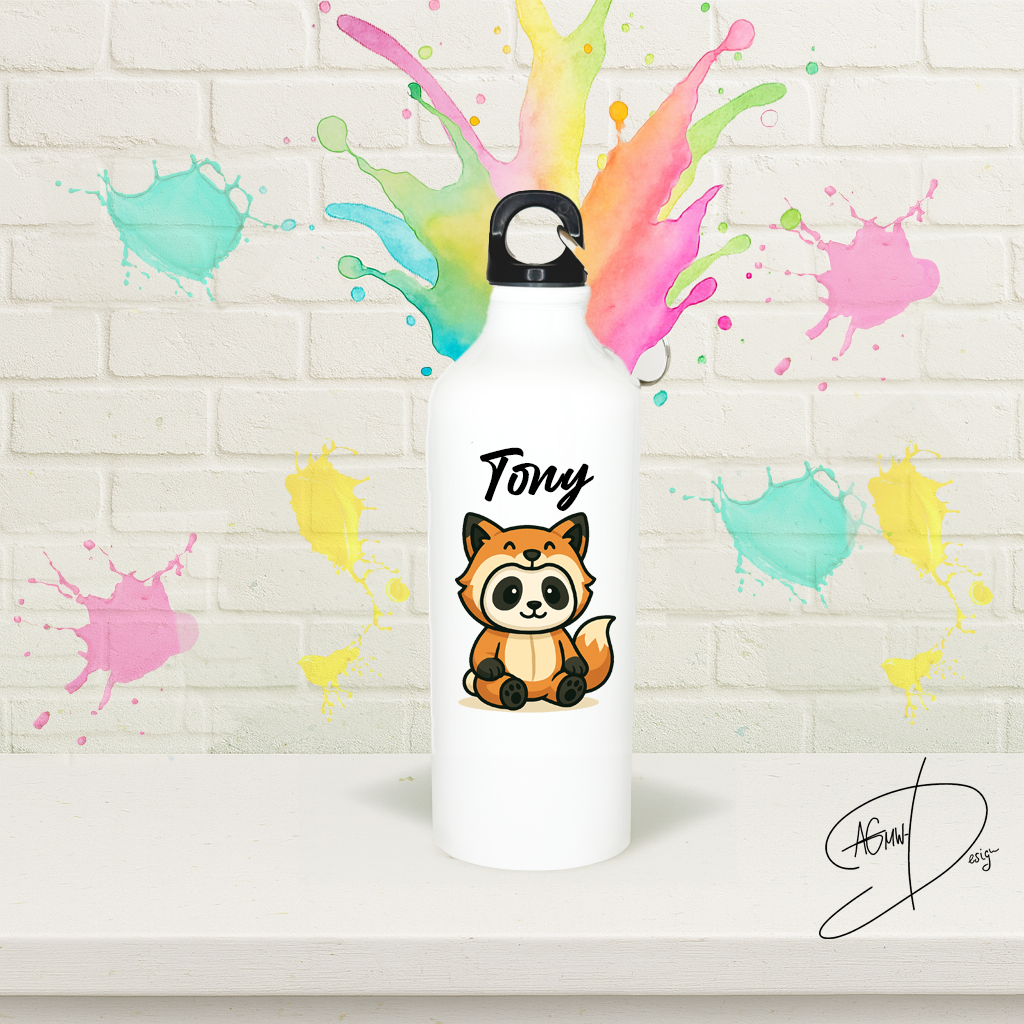 Aluminium Wasserflasche PandaFuchs โ Bild 2