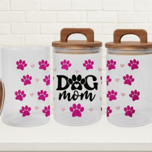 Leckerli-Glas DogMom (mit Gravur)