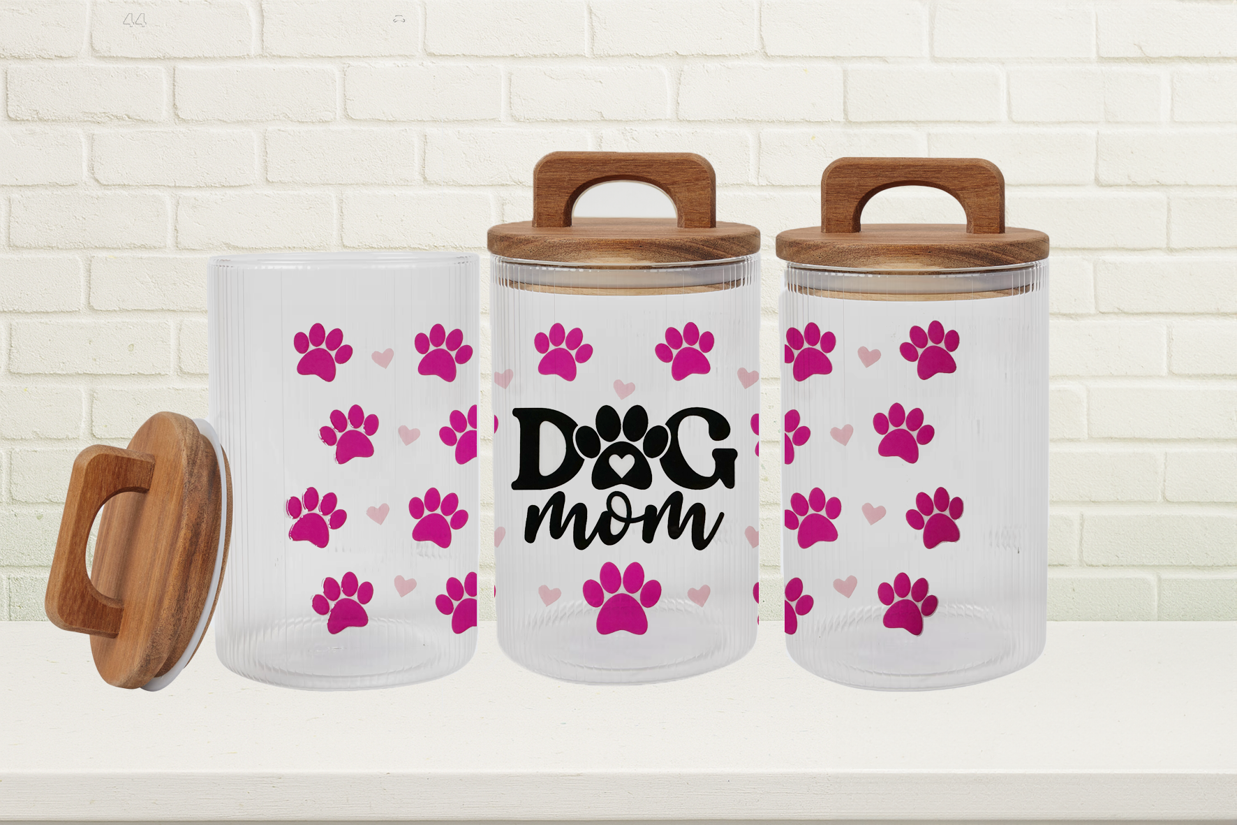 Leckerli-Glas DogMom (mit Gravur)