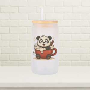 Glas Panda in Kakao